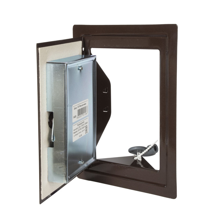 Chimney door 120x180mm brown plasticized